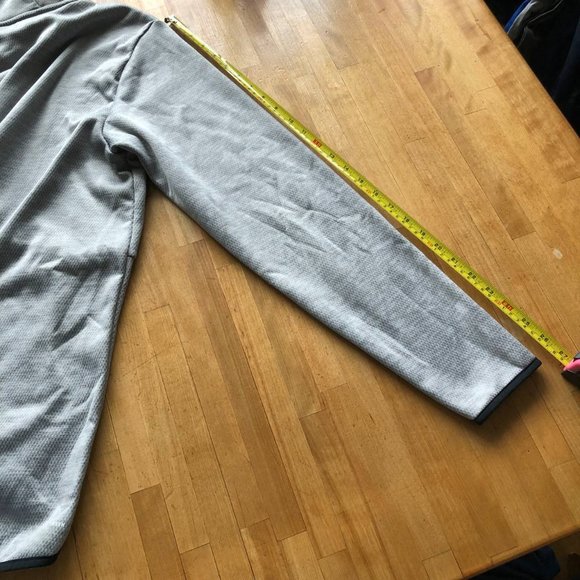 Adidas Hoodie 03  Hooded Sweatshirt  Grey Long Sleeve Men’s Size L - Picture 13 of 16